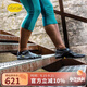 Vibram五指鞋 晨跑夜跑赤足鞋輕便透氣跑步鞋健身休閑運動(dòng)鞋KSO 黑色（女款） 38