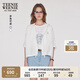 Teenie Weenie小熊女裝外套2025夏季新款時(shí)髦休閑活力連帽長(cháng)袖上衣 白色 S