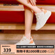 斯凱奇（SKECHERS）糕糕鞋女鞋夏季厚底增高休閑鞋透氣軟底輕便運(yùn)動(dòng)鞋松糕鞋117519