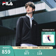 FILA 斐樂官方男針織長(zhǎng)袖外套2025秋新款時(shí)尚休閑商務(wù)行政棒球服 傳奇藍(lán)-NV XL 180/100A/XL