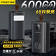 品勝【3C認證】60000mAh超大容量巨無(wú)霸65W大功率超級快充手機平板通用戶(hù)外直播長(cháng)續航移動(dòng)電源充電寶 65W大功率+照明燈+便攜手提