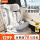 貝思貝特（besbet）陽光號兒童安全座椅3-12歲大童汽車用i-Size認(rèn)證 海鷗灰（智能通風(fēng)加熱）