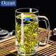Ocean進(jìn)口玻璃茶杯耐熱泡茶杯帶把家用待客水杯加厚大容量茶杯喝綠茶杯 風(fēng)度把杯357ml【單只】