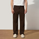 TRENDIANO純棉巧克力棕松弛感直筒美式男款牛仔褲 1SM3061240 巧克力棕 M
