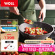 WOLL德國(guó)制造尊貴鉆石XR系列30cm燃?xì)庠罴矣脽o(wú)油煙不粘炒鍋炒鍋