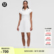 lululemon丨Pique 女士高爾夫珠地短袖休閑連衣裙 LW1FBIS 白/白/黑 L /10