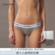Calvin Klein內(nèi)衣【明星同款摩登引力帶】女士ck提花比基尼三角內(nèi)褲女F3787AD 020-椰青灰 1條 M