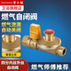 潛水艇（Submarine）燃氣管自閉閥 燃氣管閥門(mén)開(kāi)關(guān)天然氣管道閥門(mén)漏氣高溫 四分內絲自閉閥（RB1/2F-1/2M）