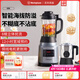 西屋多功能破壁料理機(jī)免濾豆?jié){機(jī)家用全自動輔食加熱研磨榨汁機(jī)E35 頂配灰色+研磨杯