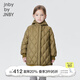 jnby by JNBY江南布衣童裝秋冬裝男女童拼接菱格中長(zhǎng)款羽絨服兒童1N9C13591 733枯黃 150 cm