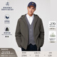 布克兄弟（BrooksBrothers）男士冬新款白鴨絨純色羽絨服保暖外套3003灰綠色M