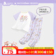 久歲伴【miiiiichan聯(lián)名】兒童睡衣女100%純棉家居服套裝透氣短袖長褲