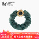 She's茜子頭飾梵高向日葵手工釘珠仿水晶發(fā)圈時(shí)尚頭花七夕禮物送女友