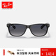 RayBan雷朋漸變開車防曬眼鏡運動偏光太陽鏡0RB2132F 黑色鏡框55