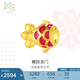周生生黃金轉(zhuǎn)運珠Charme錦鯉小金魚足金珠子不含繩91505C定價