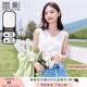 香影（xiangying）吊帶背心女內搭2025夏季新款打底衫修身顯瘦前后兩穿白色上衣 白色 均碼