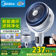 美的（Midea）【W(wǎng)IFI智控】抑菌空氣循環(huán)扇/國(guó)家補(bǔ)貼/變頻直流電風(fēng)扇//家用凈化落地扇搖頭定時(shí)廣角送風(fēng)FGD24UZR