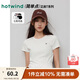 熱風(fēng)2025年夏季新款女士基礎短T恤F01W25205 04白色 S