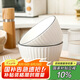 唯銘諾陶瓷碗家用碗筷套裝簡(jiǎn)約釉下彩吃飯碗餐具豎紋小碗4.5英寸兩只裝