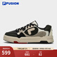 斐樂(lè )（FILA） FUSION斐樂(lè )潮牌BANK DX男鞋場(chǎng)下滑板鞋新款時(shí)尚厚底鞋 豆腐白/黑-TB 41