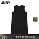 JNBY/江南布衣【輕禮服系列】春秋季連衣裙H型提花無(wú)袖5O8G1601H 001/本黑 L