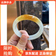 翡翠手鐲黃翡手鐲正品玉手鐲玉鐲冰種正圈手鐲老坑翡翠雞油黃 手鐲內(nèi)徑57mm