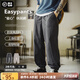 馬登工裝美式防潑水Easypants休閑褲男秋季薄款直筒褲通勤束腳長褲子 巖灰色 【省心男褲/輕奢高級(jí)感】 XL