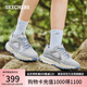 斯凱奇（Skechers）女鞋軟底減震運動鞋跑步鞋厚底防滑戶外休閑鞋健步鞋180223