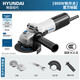 HYUNDAI角磨機手磨機正品磨光機迷你切割機手持電動(dòng)角磨機家用手砂輪機 【950W側開(kāi)關(guān)】官方標配