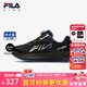 FILA 斐樂(lè)童鞋兒童跑步鞋冬季新款男女大童旋鈕BOA運(yùn)動(dòng)鞋 黑/銀器灰-BS 39碼 內(nèi)長(zhǎng)24.5cm