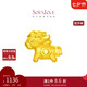 周大福SOINLOVE 愛蜜金大金馬時髦黃金轉(zhuǎn)運珠足金 情侶 VR923七夕