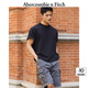 ABERCROMBIE & FITCH【重磅圓領(lǐng)】男裝25夏新款美式復(fù)古棉質(zhì)寬松短袖T恤KI124-5573 黑色 M (180/100A)