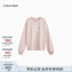 Calvin KleinJeans25春夏女士經(jīng)典ck刺繡印花休閑運動(dòng)圓領(lǐng)套頭衛衣47B234G