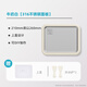 班尼兔（Pink Bunny）炒酸奶機(jī)家用小型炒冰機(jī)炒冰盤免插電迷你兒童專用炒酸奶機(jī) 牛奶白（316不銹鋼加大款）