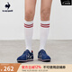 樂卡克法國公雞夏季舒適時尚一腳蹬鞋男女同款 藍/白/紅 41