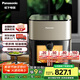 松下（Panasonic）多功能全景可視窗 家用全自動(dòng)無(wú)油大容量 無(wú)需翻面 空氣炸鍋 NF-HC500-N