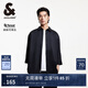 杰克·瓊斯（JACK&JONES）25年男裝七分袖襯衫男士夏季薄款柔軟高端短袖襯衣休閑寬松外穿 E40黑色 M