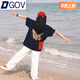 DGOV藏藍色短袖t恤女2025夏季內搭棉質(zhì)半袖新款寬松圓領(lǐng)小衫上衣女 藏藍色 M 建議80-100斤