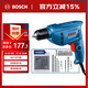博世（BOSCH）電鉆手電鉆有線(xiàn)400瓦手槍鉆自鎖夾頭15件附件套裝GBM400KLE