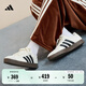 adidas T頭鞋 VL COURT復古板鞋德訓鞋男女阿迪達斯輕運動(dòng) 漢玉白/黑色/樹(shù)脂黃   43