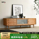 聯(lián)邦（LANDBOND） 家具 全實(shí)木茶幾電視柜組合 北美櫻桃木小戶型儲物地柜收納柜 CT7604拾野電視柜（1.8米）