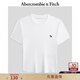 Abercrombie & Fitch【多色圓領(lǐng)T】經(jīng)典小麋鹿圖案女裝25夏季美式短袖T恤139-5272 白色 S (165/92A)