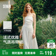森馬（Semir）連衣裙女簡(jiǎn)約度假風(fēng)吊帶裙2025夏法式收腰高級(jí)感長(zhǎng)裙107425114040