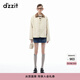 DZZIT地素棉衣棉服秋冬少女巴恩風(fēng)燈芯絨上衣女 米白色 XS