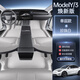 暢沖適用特斯拉MODELY/3煥新版全包圍汽車專用腳墊改裝飾配件用品地毯 【珍珠白色-單層腳墊】 Model y【25款】煥新版【魔印包門檻】