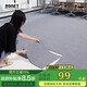柏能商用辦公室地毯酒店攝影棚拼接方塊地毯大面積50x50cm8片裝 淺灰