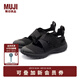 無印良品（MUJI）男女通用運(yùn)動涼鞋(男士/女士)男鞋女鞋鞋子 忍者鞋 黑色 36 碼/230mm