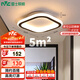 雷士（NVC）LED過道走廊天花燈簡(jiǎn)約12瓦高亮暖光孔距90-120mm 包安裝