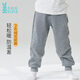 衣拉拉2025秋冬款兒童長(cháng)褲1-10歲男童女童加厚雙層衛褲棉褲可外穿 神奇簡(jiǎn)約(中花灰) 110