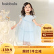 巴拉巴拉女童裙子兒童連衣裙2025夏裝中大童公主洋氣網(wǎng)紗裙子208225111028